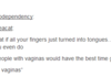 "People with vaginas"