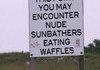 waffles and sunbathers