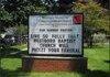 Church sign does it right!