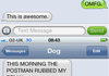 text's from dog