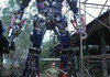 optimus prime junkyard sculpture