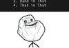 forever alone..