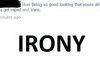 Irony on <b>Facebook</b>