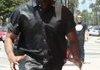Kanye West Runs into Pole