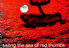 the sea of red