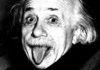 Why did Einstein stick out his tongue ?