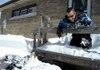 Attempted Snow Swan Dive