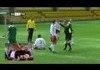 Playing soccer with electric shocks