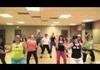 Zumba girl in white
