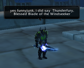 No Thunderfury Blessed Blade Of The Windseeker Added By Derivat At 10 Modern Swords