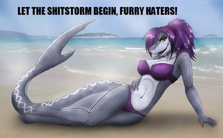 Furry Shark Ass