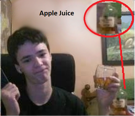 Apple Juice Meme Guy