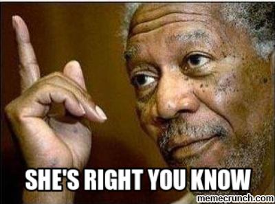 Image result for you know, she is not wrong