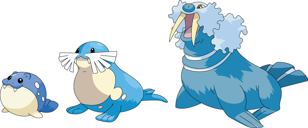 Image result for Spheal, Sealeo, and Walrein