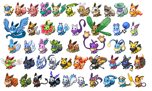 well theyre all eevees dud maybe that explains it 117183617