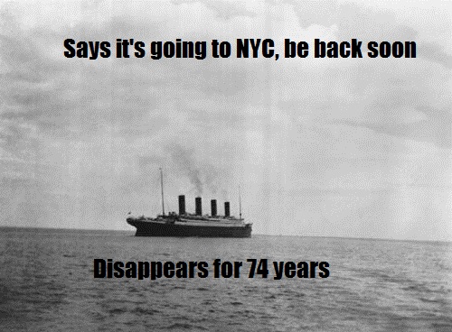 The Titanic Was Found Again After 74 Years But It Added By Ingebrigtsen At Oh Fuck