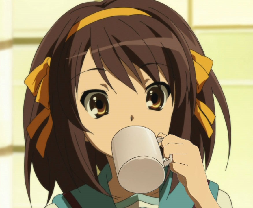 Kawaii Anime Girl Drinking Coffee Roblox
