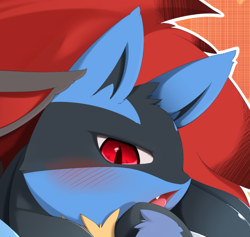 Just Lucario suggestive crops, I have 48. 
