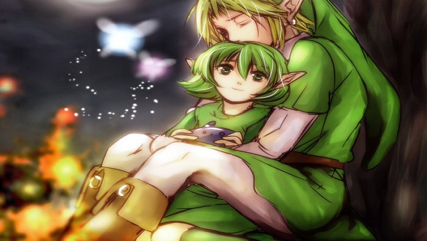 Link and Saria is best couple. 