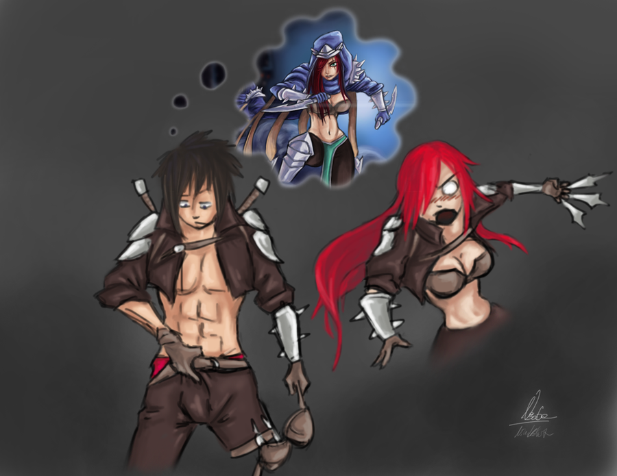 Considering that Katarina and Garen have a. 