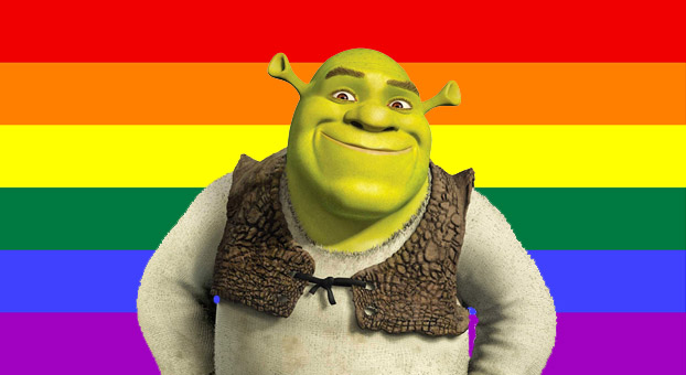 Shrek giving a thumbs up