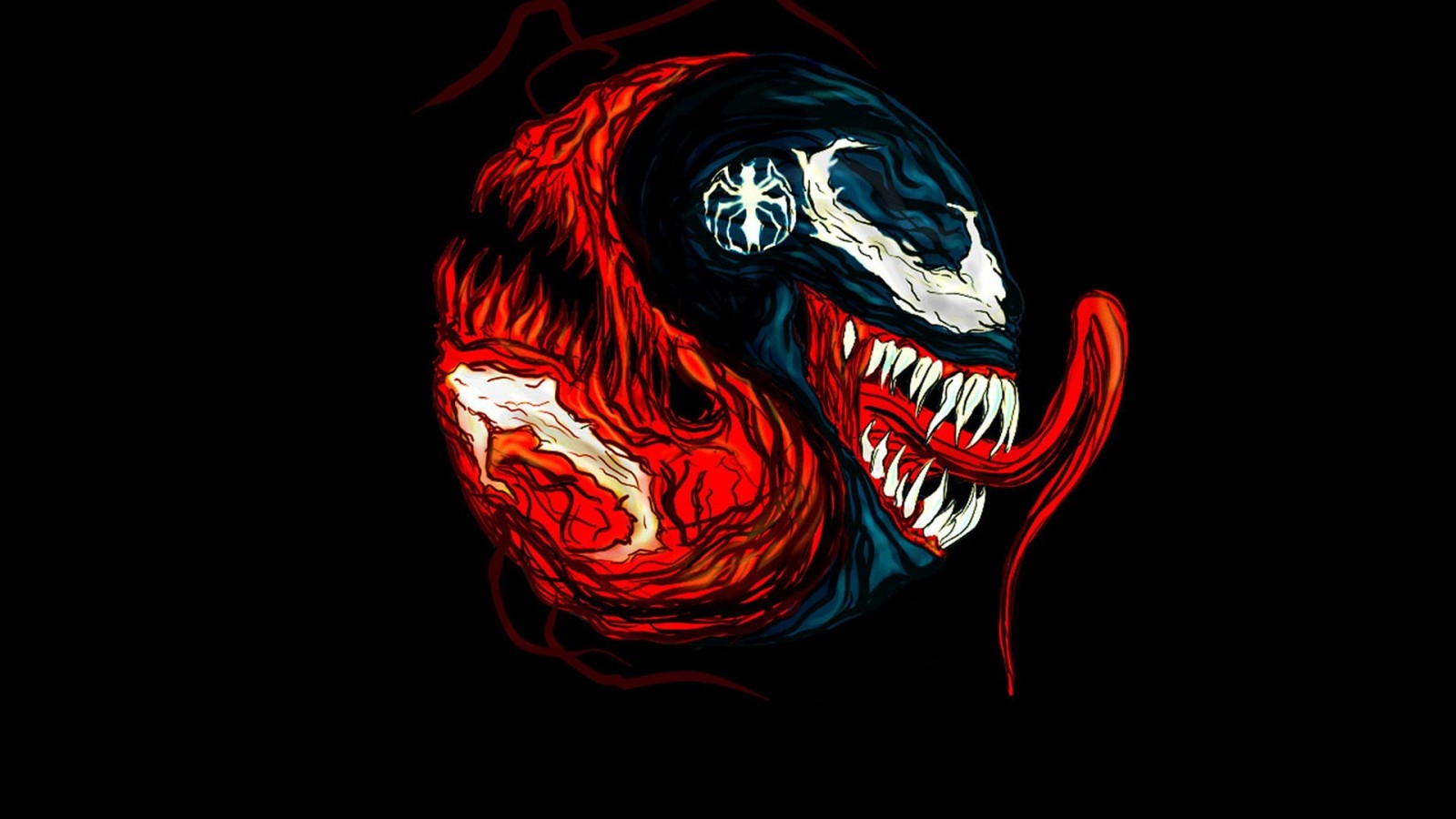 Some Venom Carnage Wallpapers I Have Most Are 1600 900 Added By Colbraabb At Deadpool You Re Silly