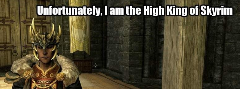 Can you become the high king of skyrim