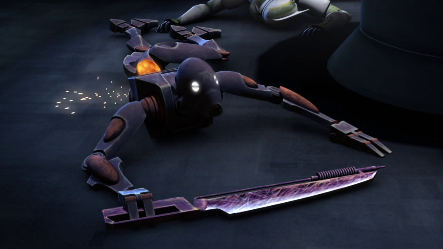 The Darksaber Does Exist The Clone Wars Is Part Of Added By Huntergriff At Do You Know Your Lightsaber Colours