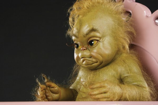 Grinch Baby From The Live Action Grinch Movie While The
