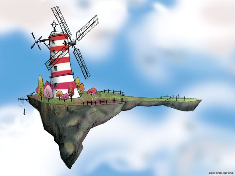 The Windmill Island From The Gorillaz Video Feel Good Inc Added By Firesale At Floating Island