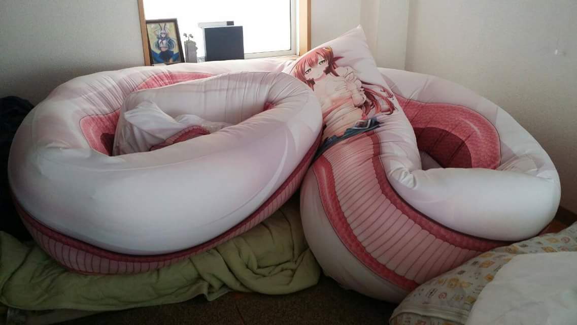 anime pillow with hole