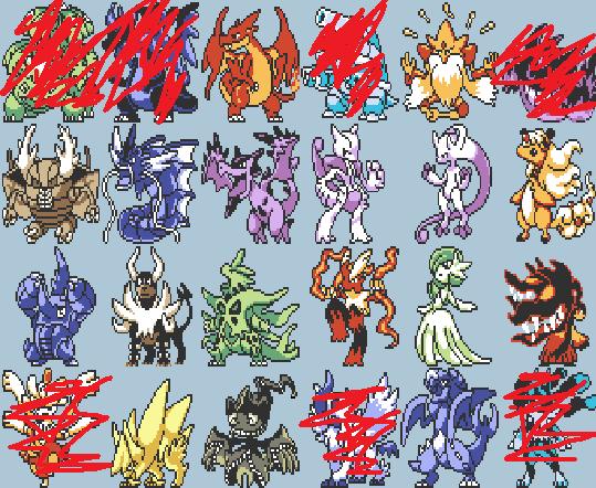 How Have You Gotten 7 Shiny Mega Pokemon Added By Toosexyforyou At All Mega S Gen 1 Style