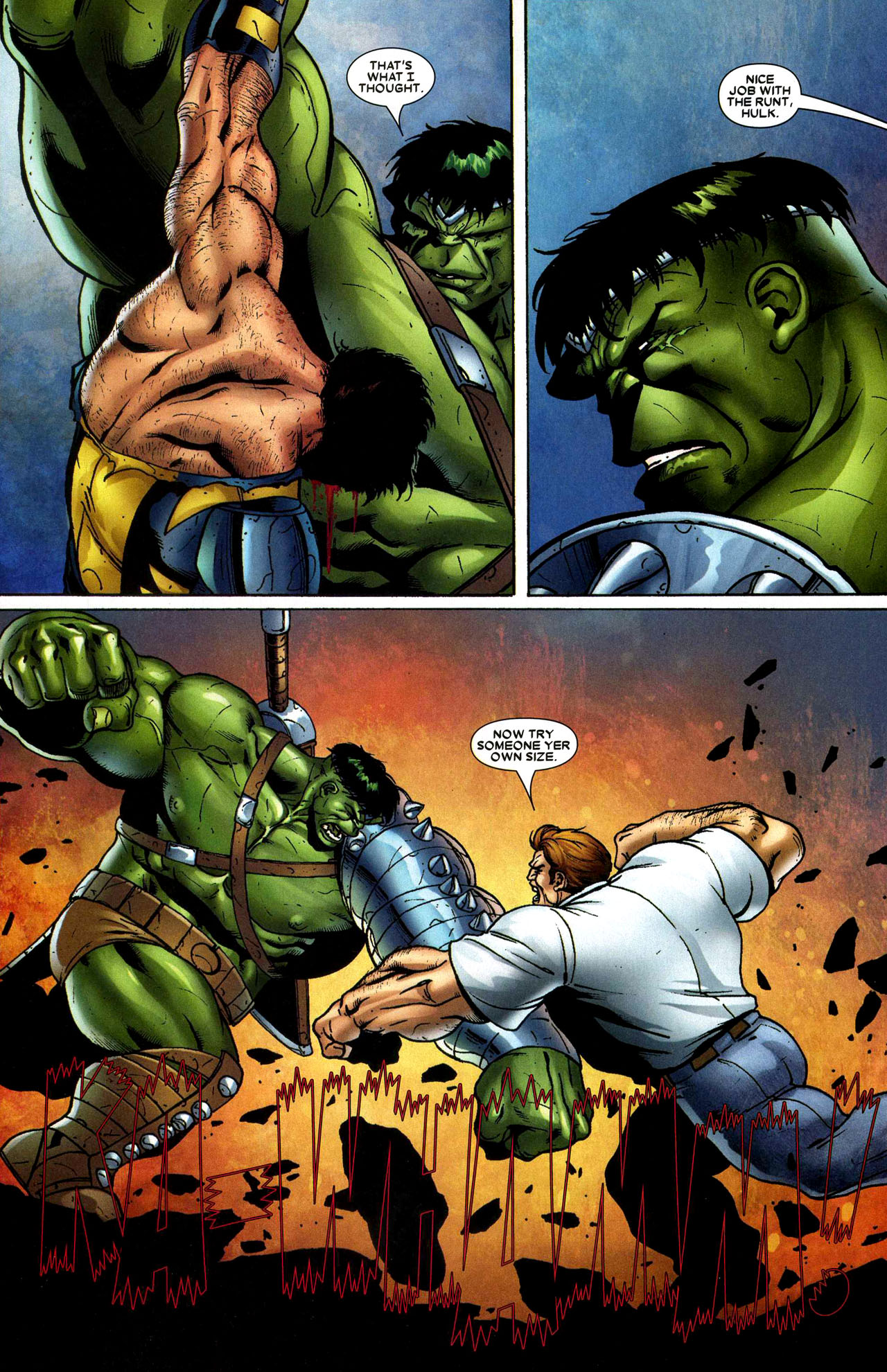 Looking Back At It The Hulk Doesnt Even Really Defeat