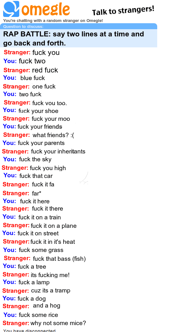 Omegle Rap Battle