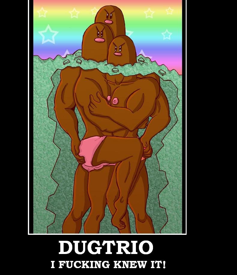 You got dugtrio wrong. 