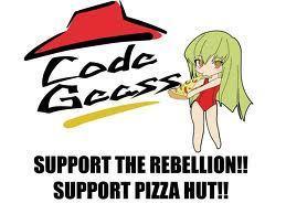 I Never Saw Pizza Hut In Angel Beats Code Geass Added By Cakelord At Gotta Love Free Advertising