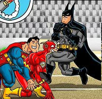 race superman batman flash ends
