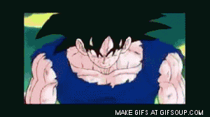 Goku Throwing Spirit Bomb Gif 6